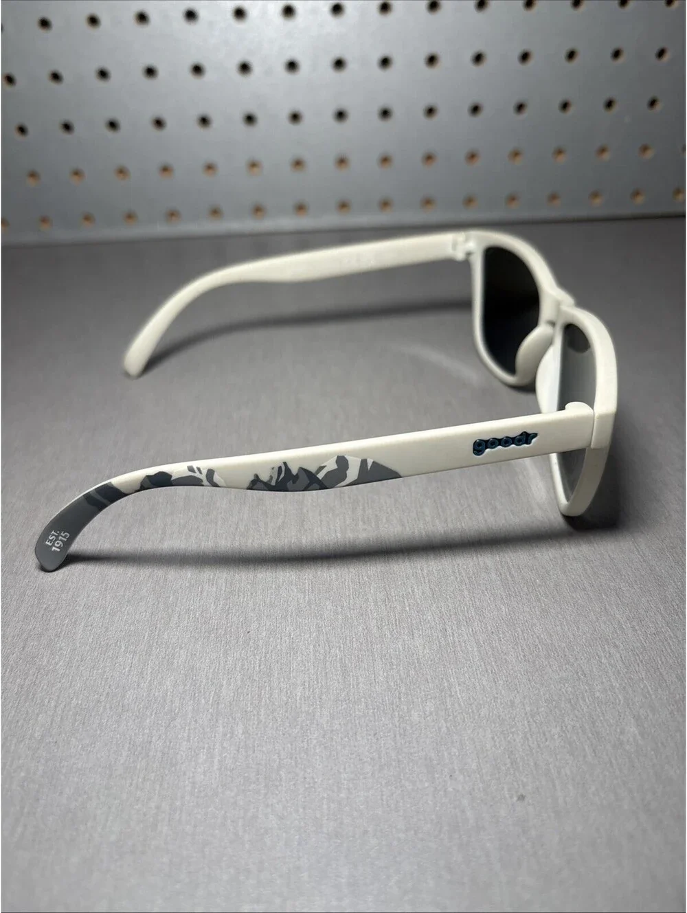 Goodr Rocky Mountain National Park Polarized Sunglasses White READ
